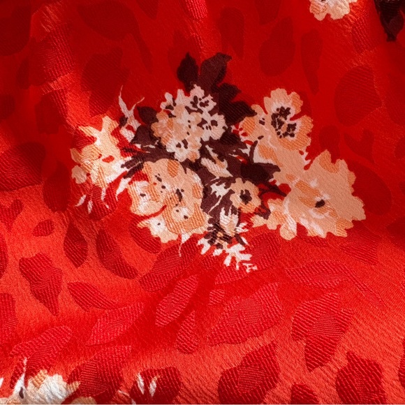 Floral Red Dress - Picture 9 of 12